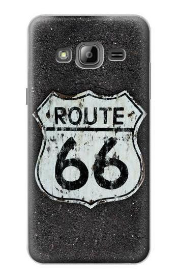 S3207 Route 66 Sign Etui Coque Housse pour Samsung Galaxy J3 (2016)
