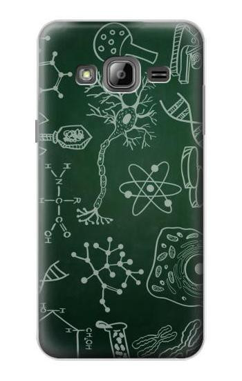 S3211 Science Green Board Etui Coque Housse pour Samsung Galaxy J3 (2016)