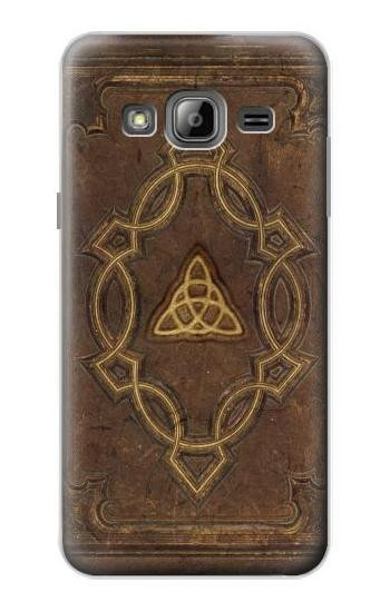 S3219 Spell Book Cover Etui Coque Housse pour Samsung Galaxy J3 (2016)