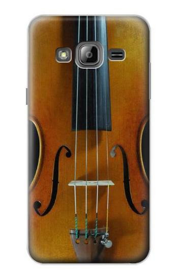 S3234 Violin Etui Coque Housse pour Samsung Galaxy J3 (2016)