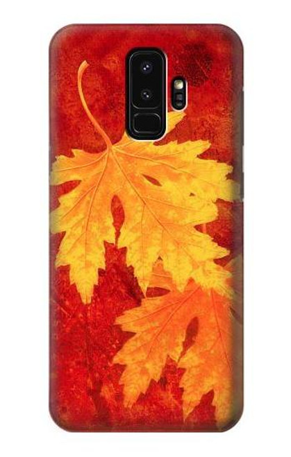 S0479 Maple Leaf Etui Coque Housse pour Samsung Galaxy S9 Plus