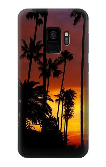 S2563 California Sunrise Etui Coque Housse pour Samsung Galaxy S9