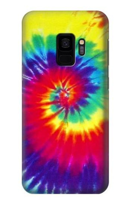 S2884 Tie Dye Swirl Color Etui Coque Housse pour Samsung Galaxy S9