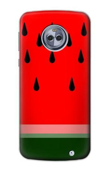 S2403 Watermelon Etui Coque Housse pour Motorola Moto X4