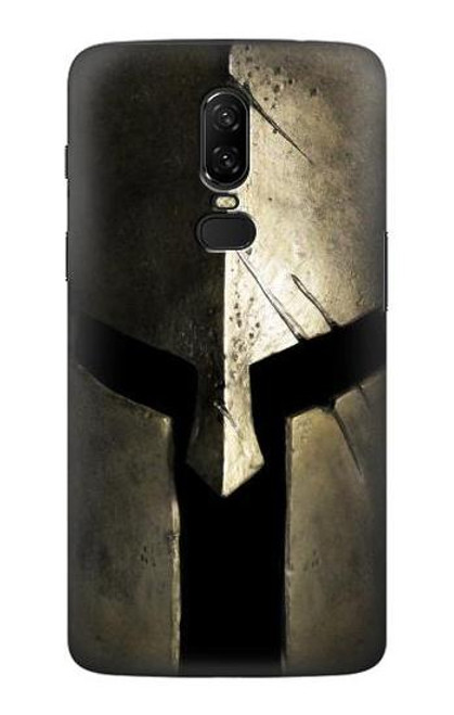 S2673 Spartan Warrior Helmet Etui Coque Housse pour OnePlus 6
