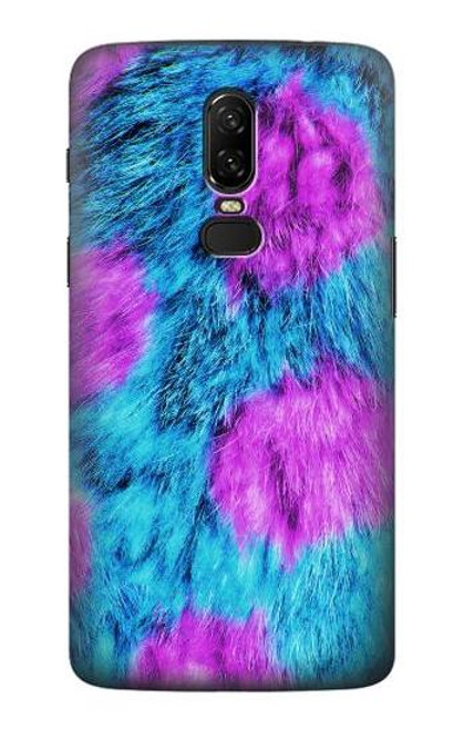 S2757 Monster Fur Skin Pattern Graphic Etui Coque Housse pour OnePlus 6