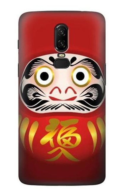 S2839 Japan Daruma Doll Etui Coque Housse pour OnePlus 6