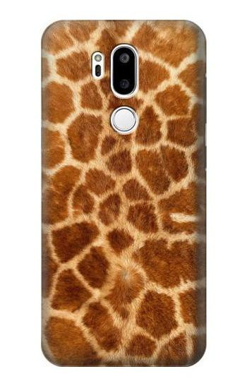 S0422 Giraffe Skin Etui Coque Housse pour LG G7 ThinQ