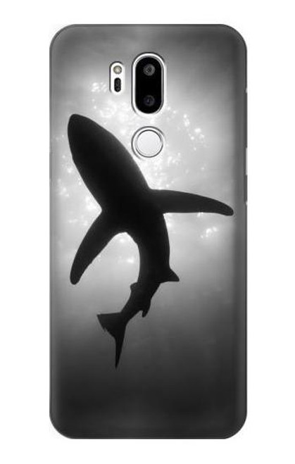S2367 Shark Monochrome Etui Coque Housse pour LG G7 ThinQ