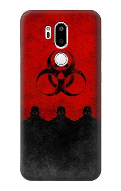 S2917 Biohazards Virus Red Alert Etui Coque Housse pour LG G7 ThinQ