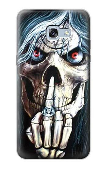 S0222 Skull Pentagram Etui Coque Housse pour Samsung Galaxy A5 (2017)