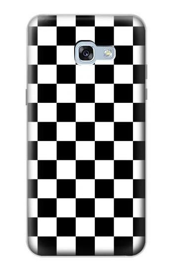 S1611 Checkerboard Chess Board Etui Coque Housse pour Samsung Galaxy A5 (2017)