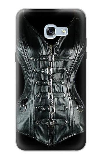 S1639 Gothic Corset Black Etui Coque Housse pour Samsung Galaxy A5 (2017)