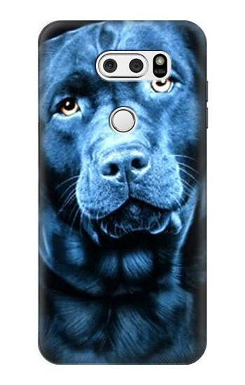 S0750 Labrador Retriever Etui Coque Housse pour LG V30, LG V30 Plus, LG V30S ThinQ, LG V35, LG V35 ThinQ