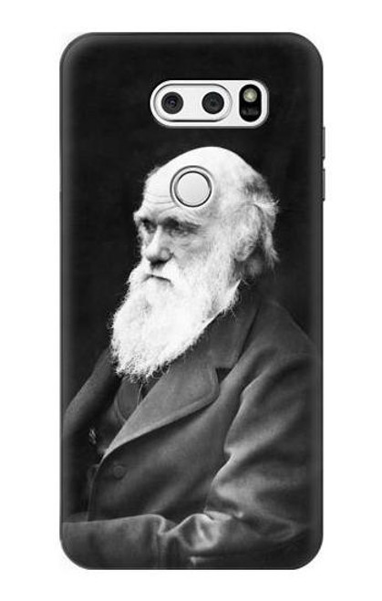 S1610 Charles Darwin Etui Coque Housse pour LG V30, LG V30 Plus, LG V30S ThinQ, LG V35, LG V35 ThinQ