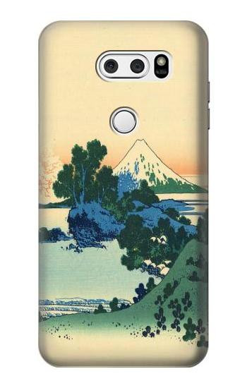 S2075 Katsushika Hokusai The Inume Pass in Kai Etui Coque Housse pour LG V30, LG V30 Plus, LG V30S ThinQ, LG V35, LG V35 ThinQ
