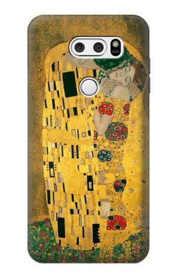S2137 Gustav Klimt The Kiss Etui Coque Housse pour LG V30, LG V30 Plus, LG V30S ThinQ, LG V35, LG V35 ThinQ