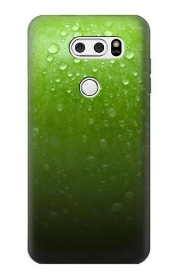 S2475 Green Apple Texture Seamless Etui Coque Housse pour LG V30, LG V30 Plus, LG V30S ThinQ, LG V35, LG V35 ThinQ