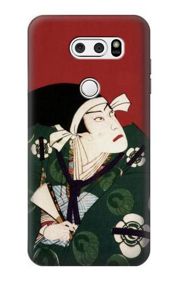 S2498 Japan Art Toyohara Kunichika Etui Coque Housse pour LG V30, LG V30 Plus, LG V30S ThinQ, LG V35, LG V35 ThinQ
