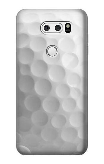 S2960 White Golf Ball Etui Coque Housse pour LG V30, LG V30 Plus, LG V30S ThinQ, LG V35, LG V35 ThinQ