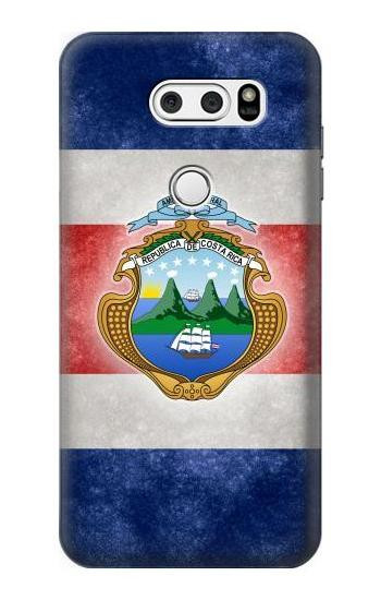 S3003 Costa Rica Football Copa 2016 Etui Coque Housse pour LG V30, LG V30 Plus, LG V30S ThinQ, LG V35, LG V35 ThinQ