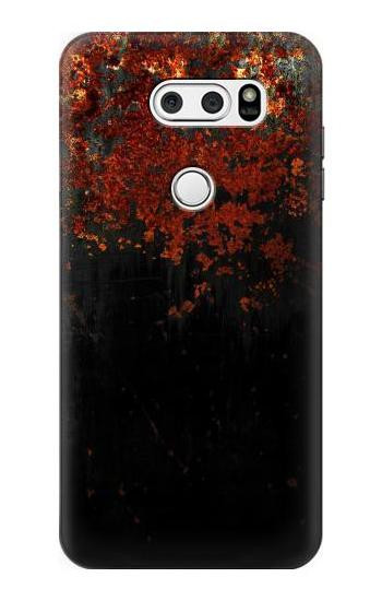 S3071 Rusted Metal Texture Graphic Etui Coque Housse pour LG V30, LG V30 Plus, LG V30S ThinQ, LG V35, LG V35 ThinQ