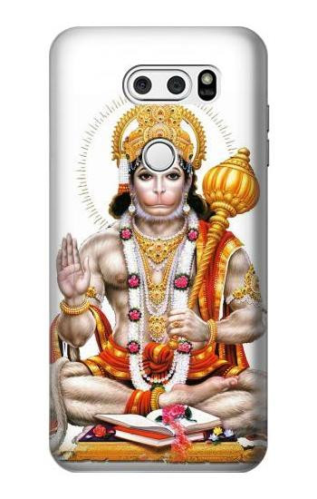 S3186 Lord Hanuman Chalisa Hindi Hindu Etui Coque Housse pour LG V30, LG V30 Plus, LG V30S ThinQ, LG V35, LG V35 ThinQ