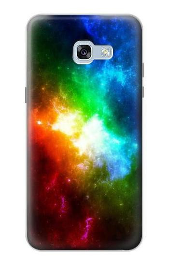 S2312 Colorful Rainbow Space Galaxy Etui Coque Housse pour Samsung Galaxy A5 (2017)