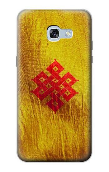 S2318 Eternal Knot Buddhist Spiritual Meditation Etui Coque Housse pour Samsung Galaxy A5 (2017)