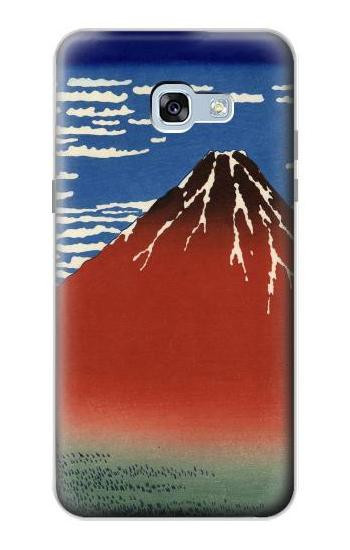 S2390 Katsushika Hokusai Red Fuji Etui Coque Housse pour Samsung Galaxy A5 (2017)