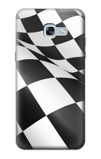 S2408 Checkered Winner Flag Etui Coque Housse pour Samsung Galaxy A5 (2017)