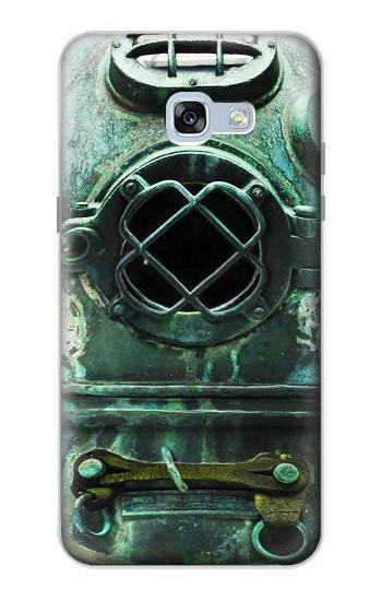 S2632 Antique Vintage Deep Sea Diver Helmet Etui Coque Housse pour Samsung Galaxy A5 (2017)