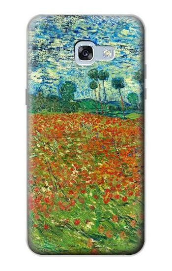 S2681 Field Of Poppies Vincent Van Gogh Etui Coque Housse pour Samsung Galaxy A5 (2017)