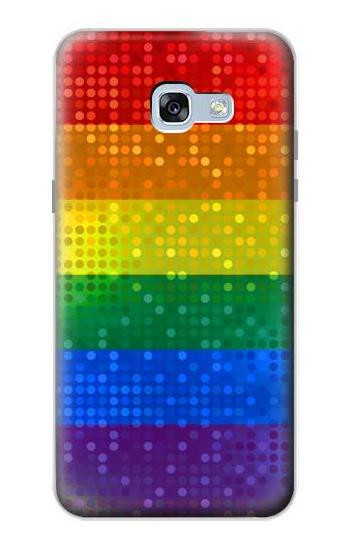 S2683 Rainbow LGBT Pride Flag Etui Coque Housse pour Samsung Galaxy A5 (2017)
