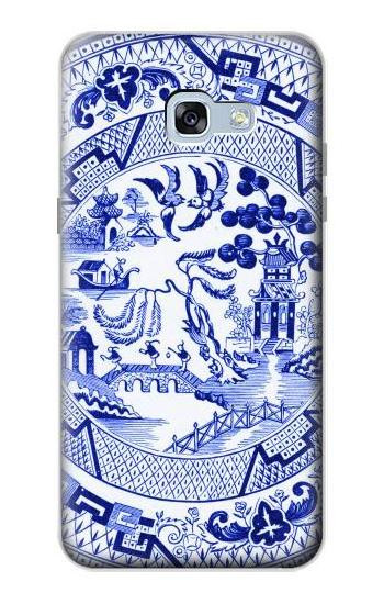 S2768 Willow Pattern Graphic Etui Coque Housse pour Samsung Galaxy A5 (2017)