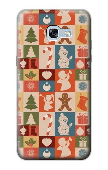 S2854 Cute Xmas Pattern Etui Coque Housse pour Samsung Galaxy A5 (2017)