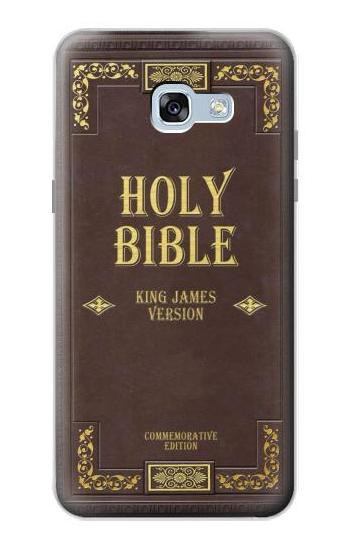 S2889 Holy Bible Cover King James Version Etui Coque Housse pour Samsung Galaxy A5 (2017)