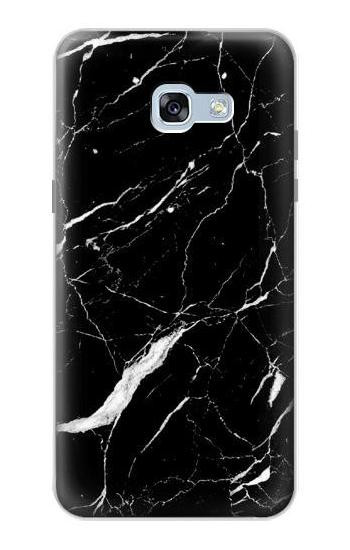 S2895 Black Marble Graphic Printed Etui Coque Housse pour Samsung Galaxy A5 (2017)