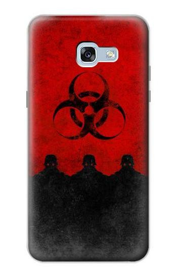 S2917 Biohazards Virus Red Alert Etui Coque Housse pour Samsung Galaxy A5 (2017)