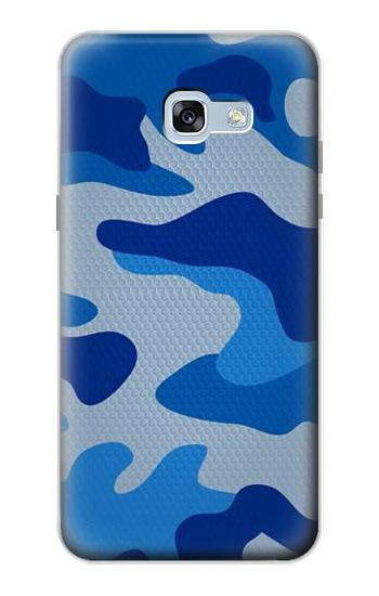S2958 Army Blue Camo Camouflage Etui Coque Housse pour Samsung Galaxy A5 (2017)