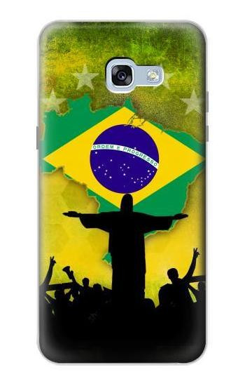S2981 Brazil Football Soccer Copa 2016 Etui Coque Housse pour Samsung Galaxy A5 (2017)