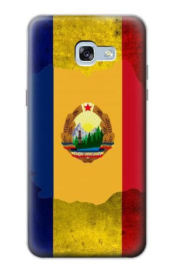 S3021 Romania Flag Etui Coque Housse pour Samsung Galaxy A5 (2017)