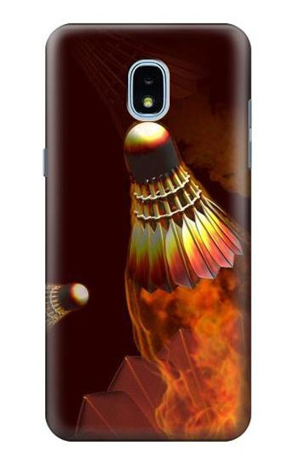 S1239 Badmintons Etui Coque Housse pour Samsung Galaxy J3 (2018), J3 Star, J3 V 3rd Gen, J3 Orbit, J3 Achieve, Express Prime 3, Amp Prime 3