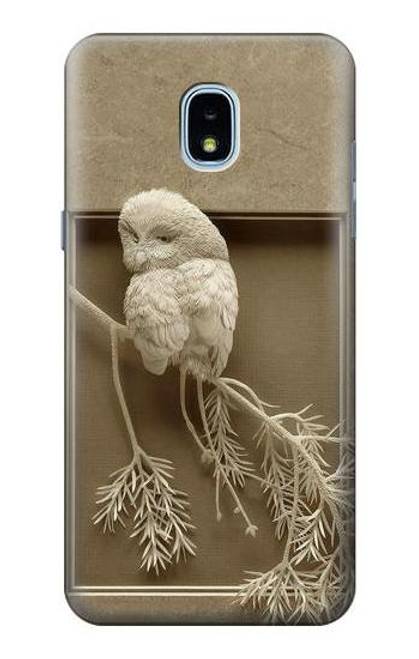 S1386 Paper Sculpture Owl Etui Coque Housse pour Samsung Galaxy J3 (2018), J3 Star, J3 V 3rd Gen, J3 Orbit, J3 Achieve, Express Prime 3, Amp Prime 3 S1386 Paper Sculpture Owl Etui Coque Housse pour Samsung Galaxy J3 (2018), J3 Star, J3 V 3rd Gen, J3 Orbit, J3 Achieve, Express Prime 3, Amp Prime 3