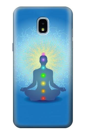 S2295 Bhuddha Aura Chakra Balancing Healing Etui Coque Housse pour Samsung Galaxy J3 (2018), J3 Star, J3 V 3rd Gen, J3 Orbit, J3 Achieve, Express Prime 3, Amp Prime 3