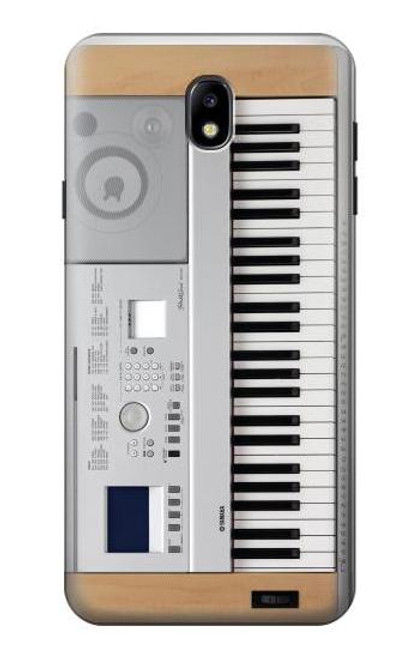 S0891 Keyboard Digital Piano Etui Coque Housse pour Samsung Galaxy J7 (2018), J7 Aero, J7 Top, J7 Aura, J7 Crown, J7 Refine, J7 Eon, J7 V 2nd Gen, J7 Star