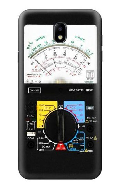S2660 Analog Multimeter Graphic Printed Etui Coque Housse pour Samsung Galaxy J7 (2018), J7 Aero, J7 Top, J7 Aura, J7 Crown, J7 Refine, J7 Eon, J7 V 2nd Gen, J7 Star