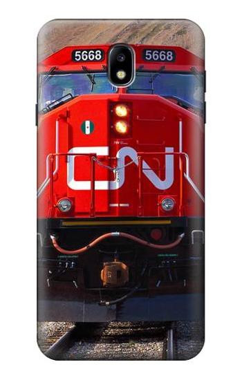 S2774 Train Canadian National Railway Etui Coque Housse pour Samsung Galaxy J7 (2018), J7 Aero, J7 Top, J7 Aura, J7 Crown, J7 Refine, J7 Eon, J7 V 2nd Gen, J7 Star