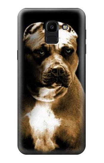 S0520 PitBull Etui Coque Housse pour Samsung Galaxy J6 (2018)