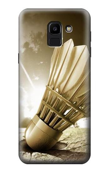 S0979 Badminton Sport Art Etui Coque Housse pour Samsung Galaxy J6 (2018)